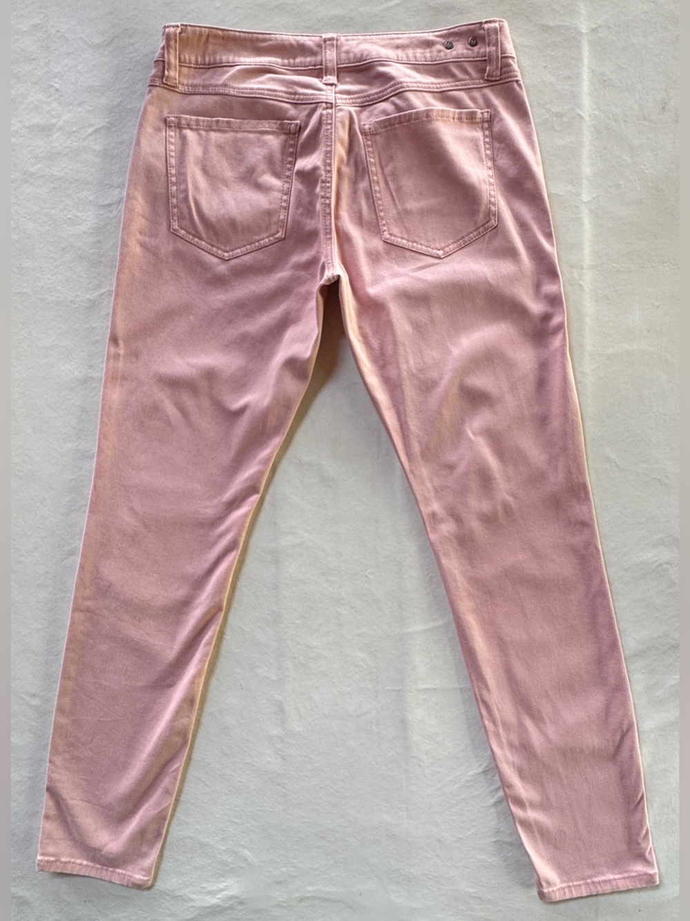 Cabi Style #224 Blush Nectar Pink Mid-Rise Skinny Jeans Size 6 - Picture 4 of 16